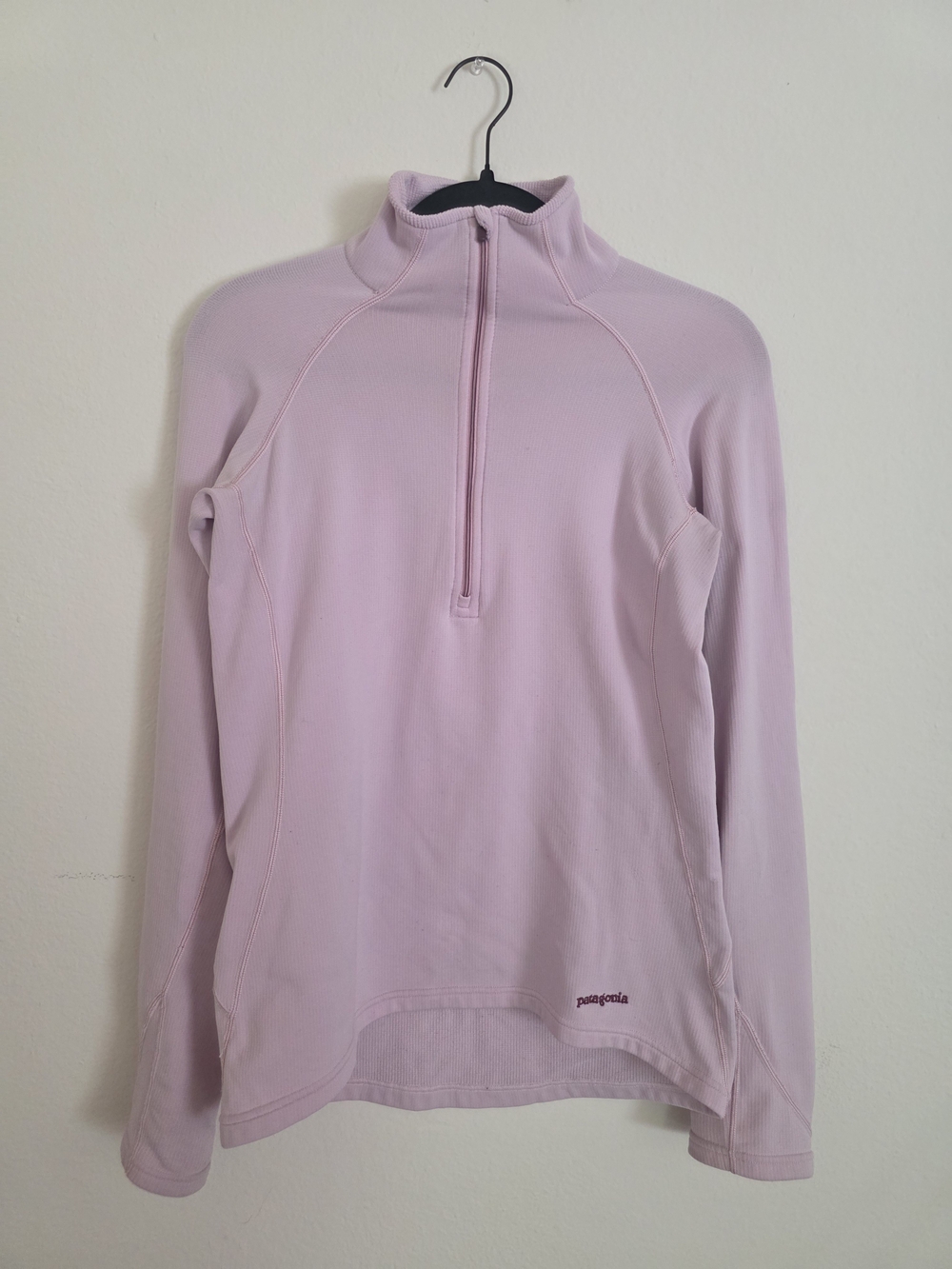 Patagonia Pastel Pink Quarter-Zip Pullover
